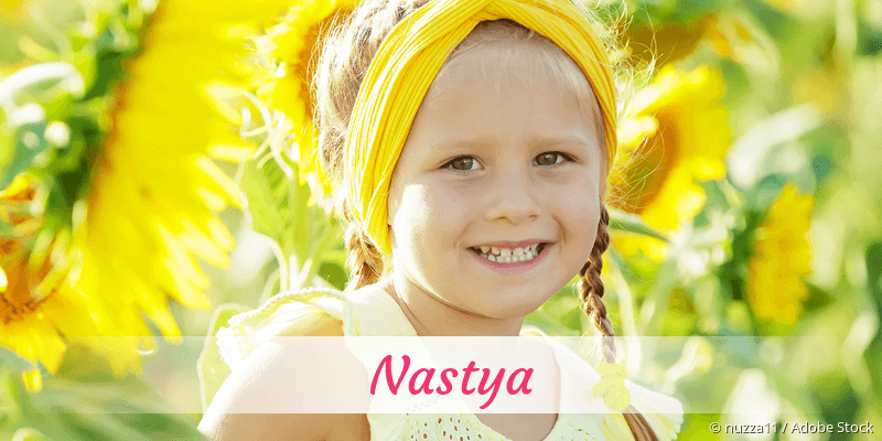 Baby mit Namen Nastya