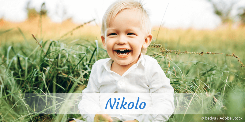 Baby mit Namen Nikolo