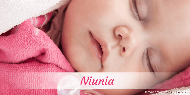 Baby mit Namen Niunia