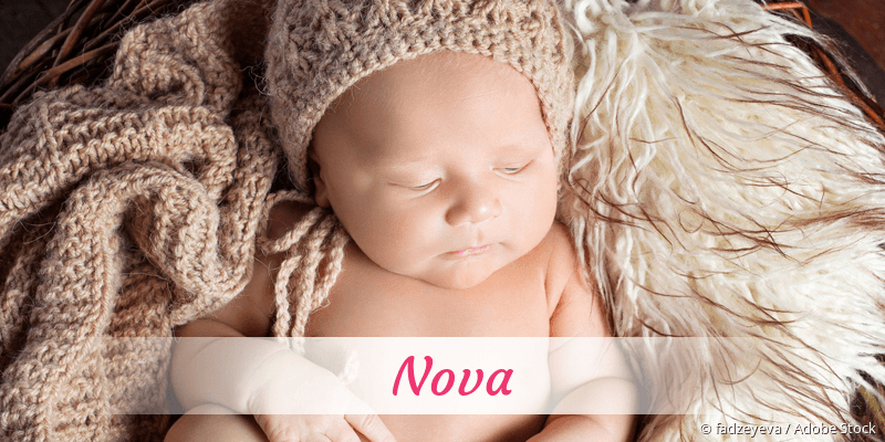 Baby mit Namen Nova