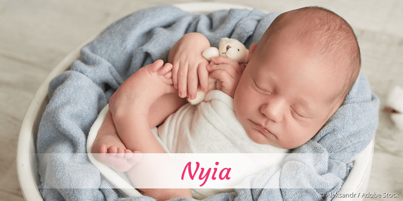 Baby mit Namen Nyia