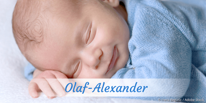 Baby mit Namen Olaf-Alexander