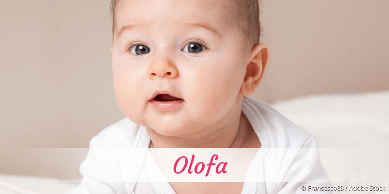 Baby mit Namen Olofa