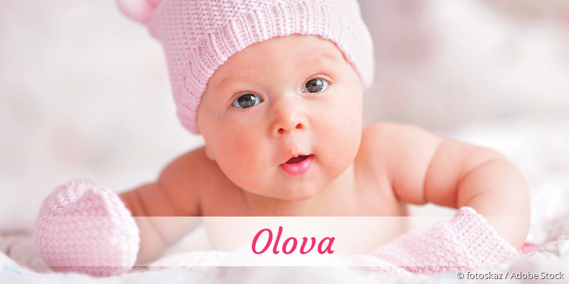 Baby mit Namen Olova