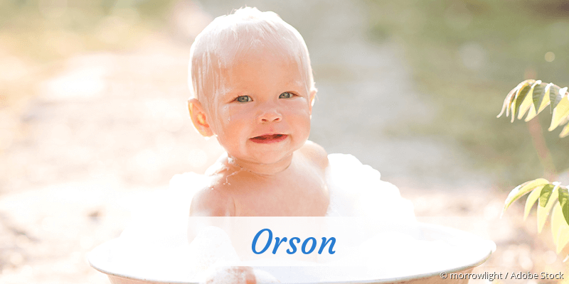 Baby mit Namen Orson