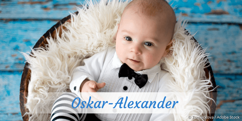 Baby mit Namen Oskar-Alexander