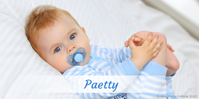Baby mit Namen Paetty