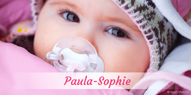 Baby mit Namen Paula-Sophie