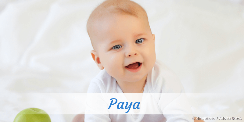 Baby mit Namen Paya