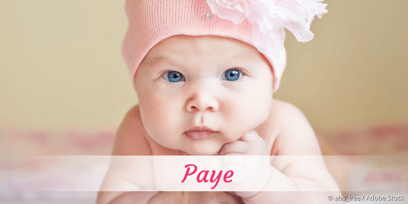 Baby mit Namen Paye