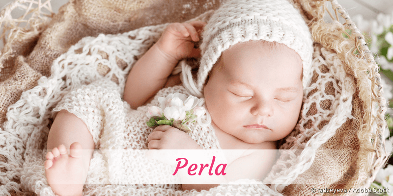 Baby mit Namen Perla