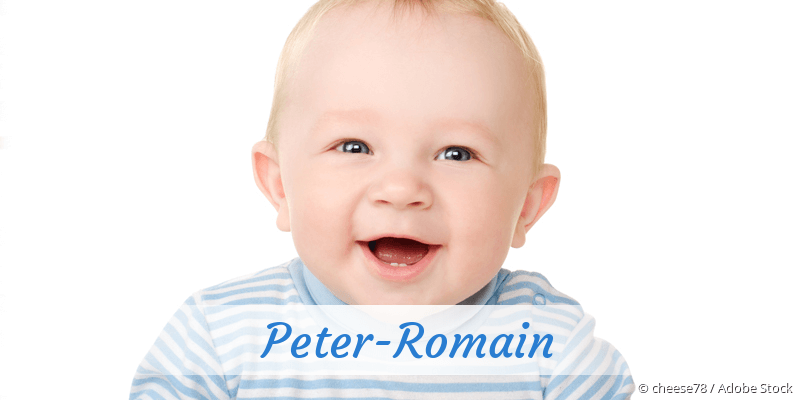 Baby mit Namen Peter-Romain
