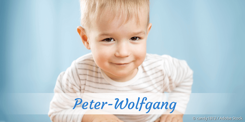Baby mit Namen Peter-Wolfgang