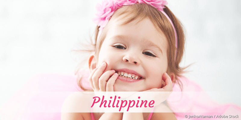 Baby mit Namen Philippine