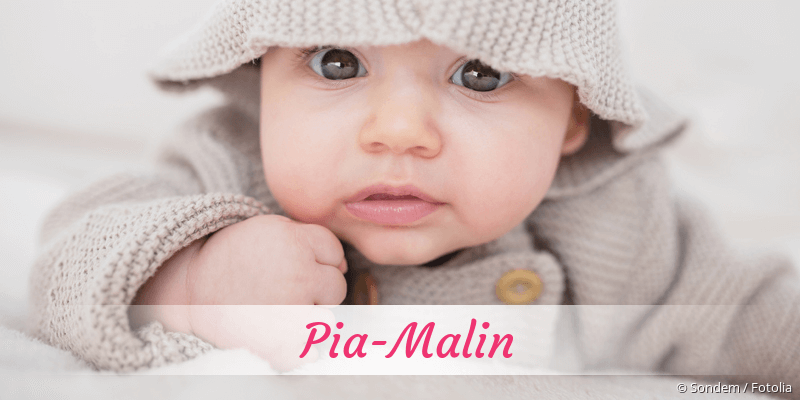 Baby mit Namen Pia-Malin