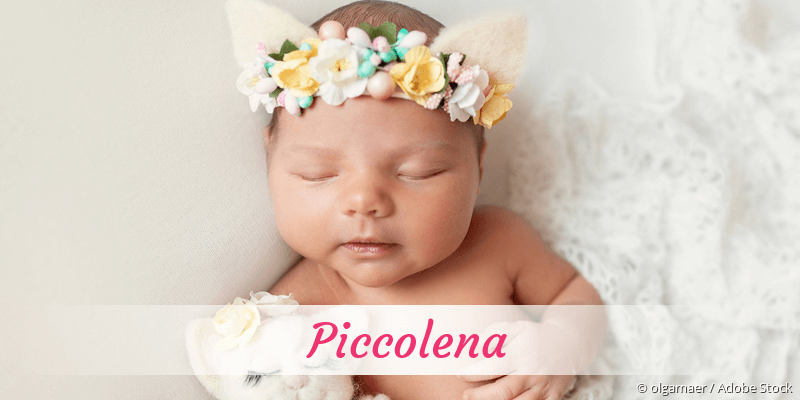 Baby mit Namen Piccolena