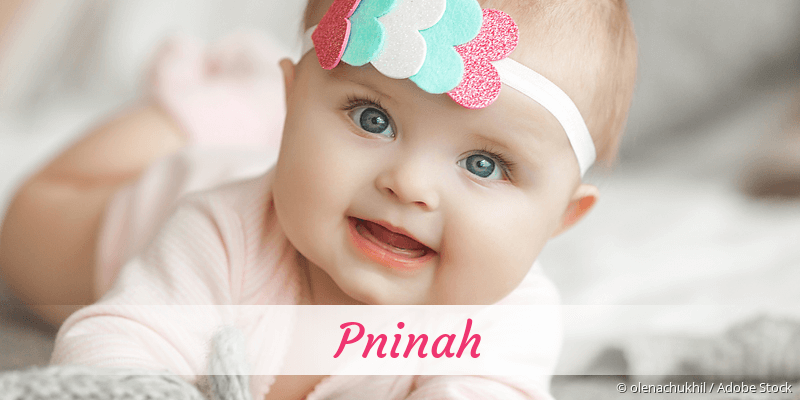 Name Pninah als Bild