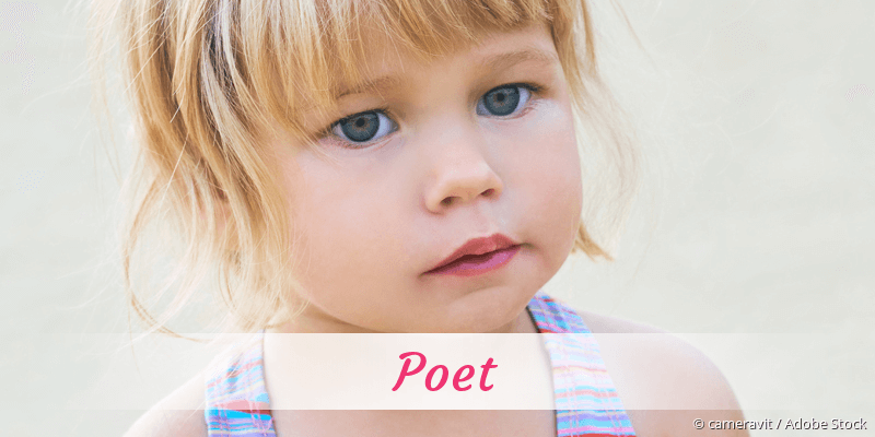 Baby mit Namen Poet