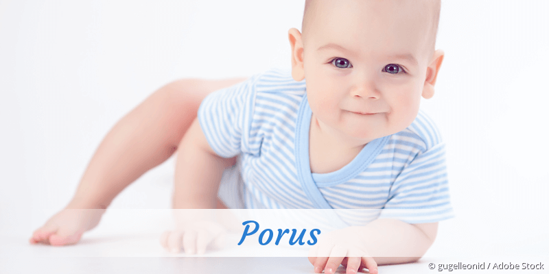 Baby mit Namen Porus