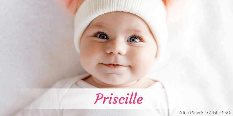 Baby mit Namen Priscille