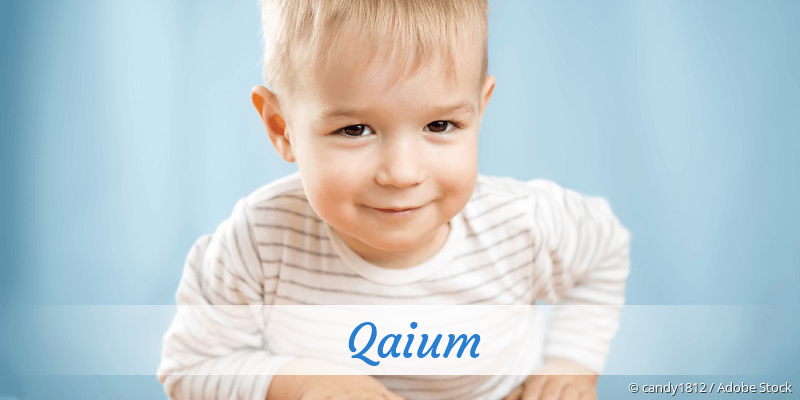 Baby mit Namen Qaium
