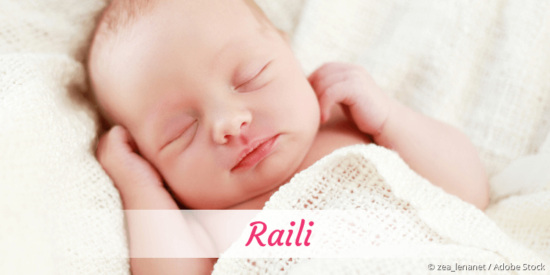 Baby mit Namen Raili