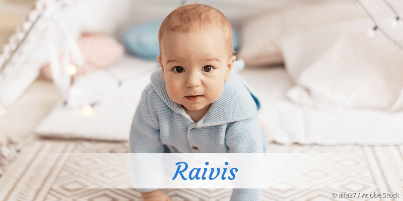 Baby mit Namen Raivis