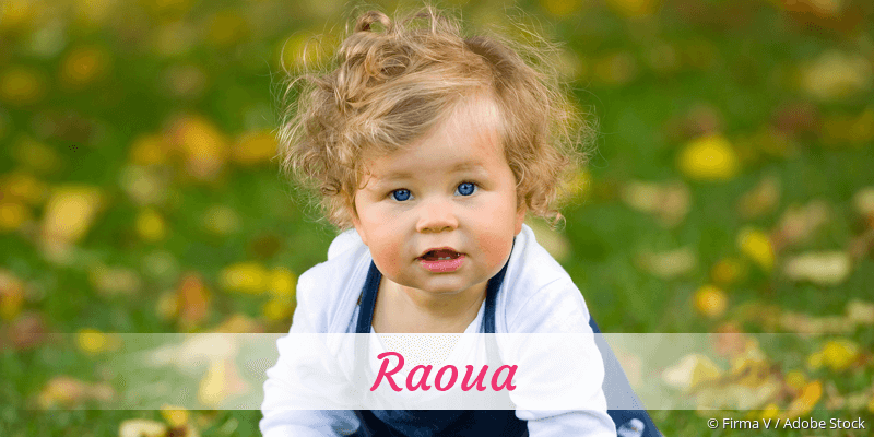 Baby mit Namen Raoua