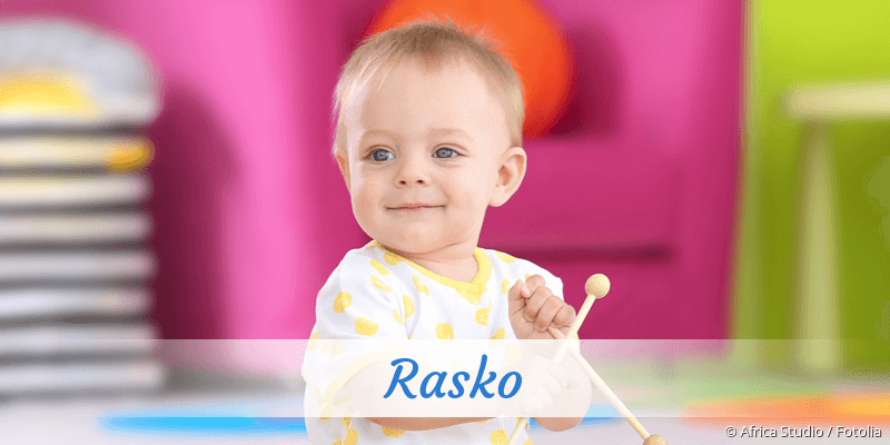 Baby mit Namen Rasko