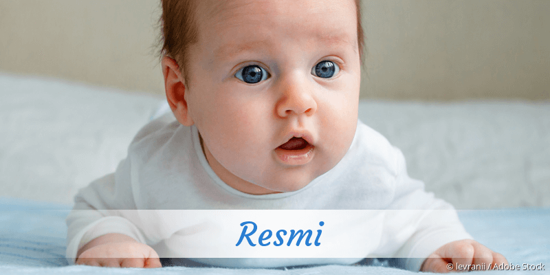 Baby mit Namen Resmi