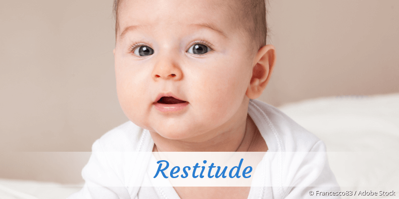 Baby mit Namen Restitude