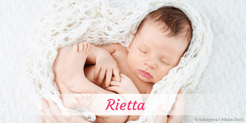 Baby mit Namen Rietta