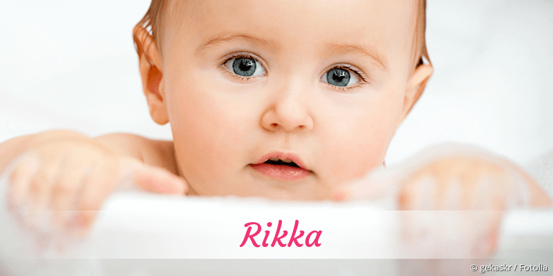 Baby mit Namen Rikka