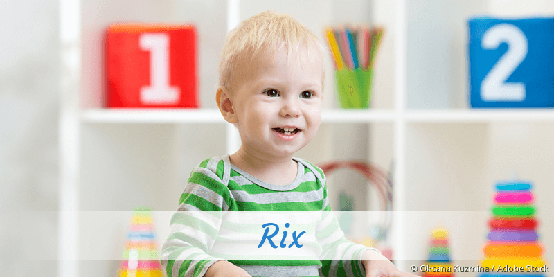 Baby mit Namen Rix