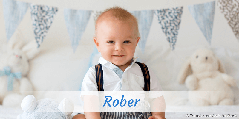 Baby mit Namen Rober