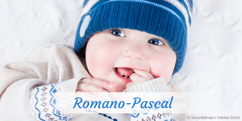 Baby mit Namen Romano-Pascal