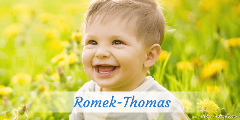 Baby mit Namen Romek-Thomas