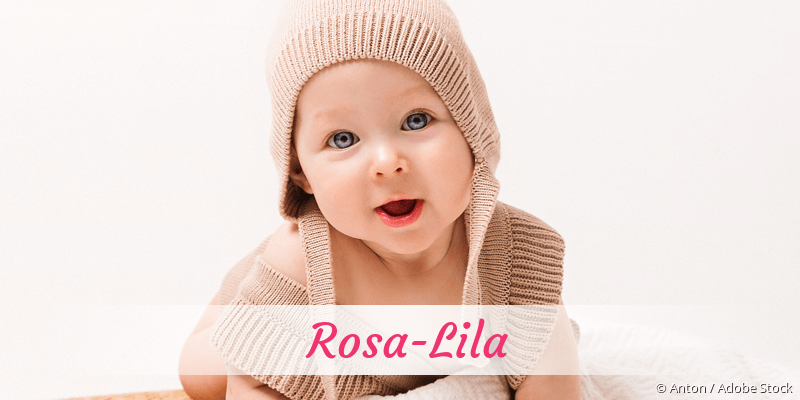 Baby mit Namen Rosa-Lila
