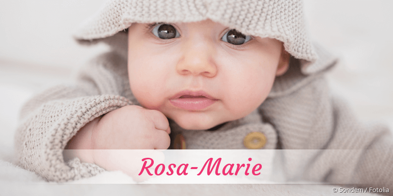 Baby mit Namen Rosa-Marie