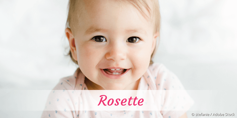 Baby mit Namen Rosette