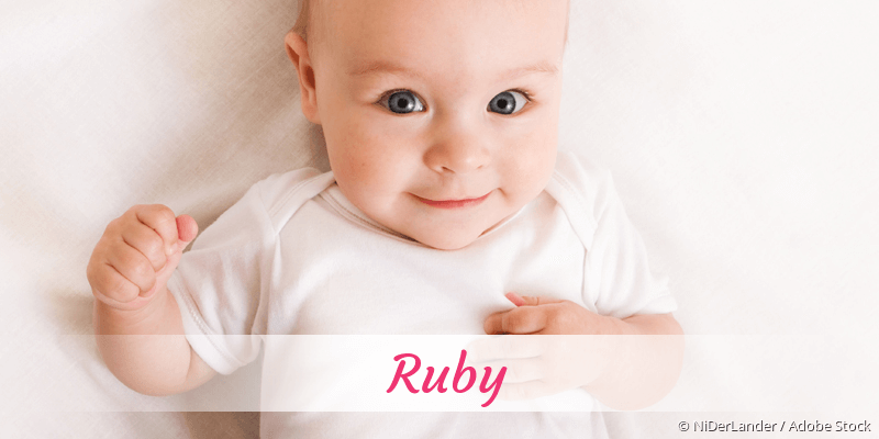 Baby mit Namen Ruby