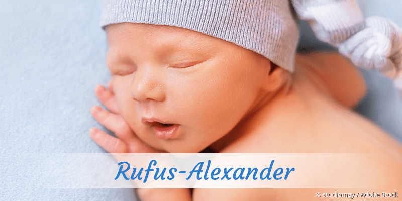 Baby mit Namen Rufus-Alexander
