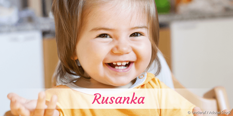 Baby mit Namen Rusanka