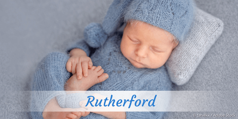 Baby mit Namen Rutherford