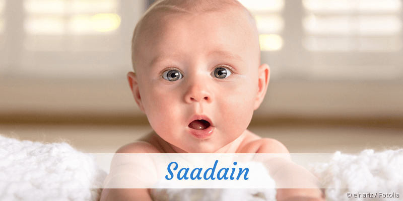 Baby mit Namen Saadain