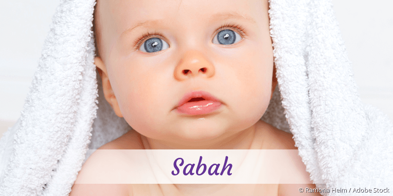 Name Sabah als Bild