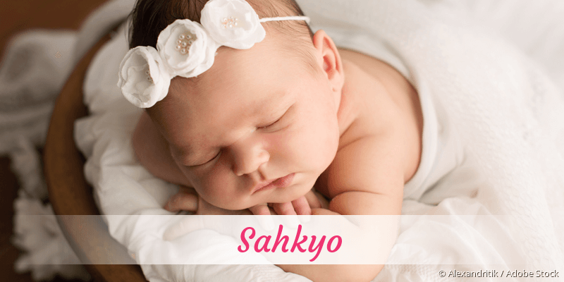 Baby mit Namen Sahkyo