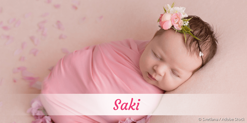 Baby mit Namen Saki