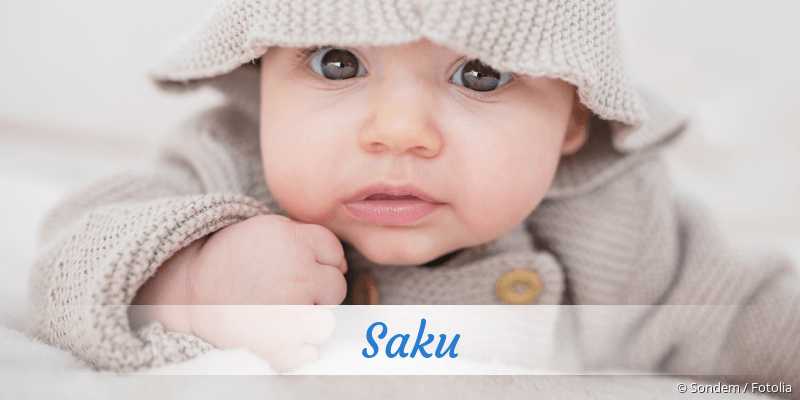 Baby mit Namen Saku