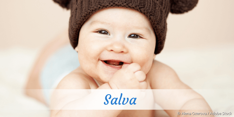 Baby mit Namen Salva